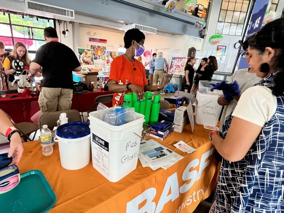 BASF Care Chemicals Booth - exhibit detail 1