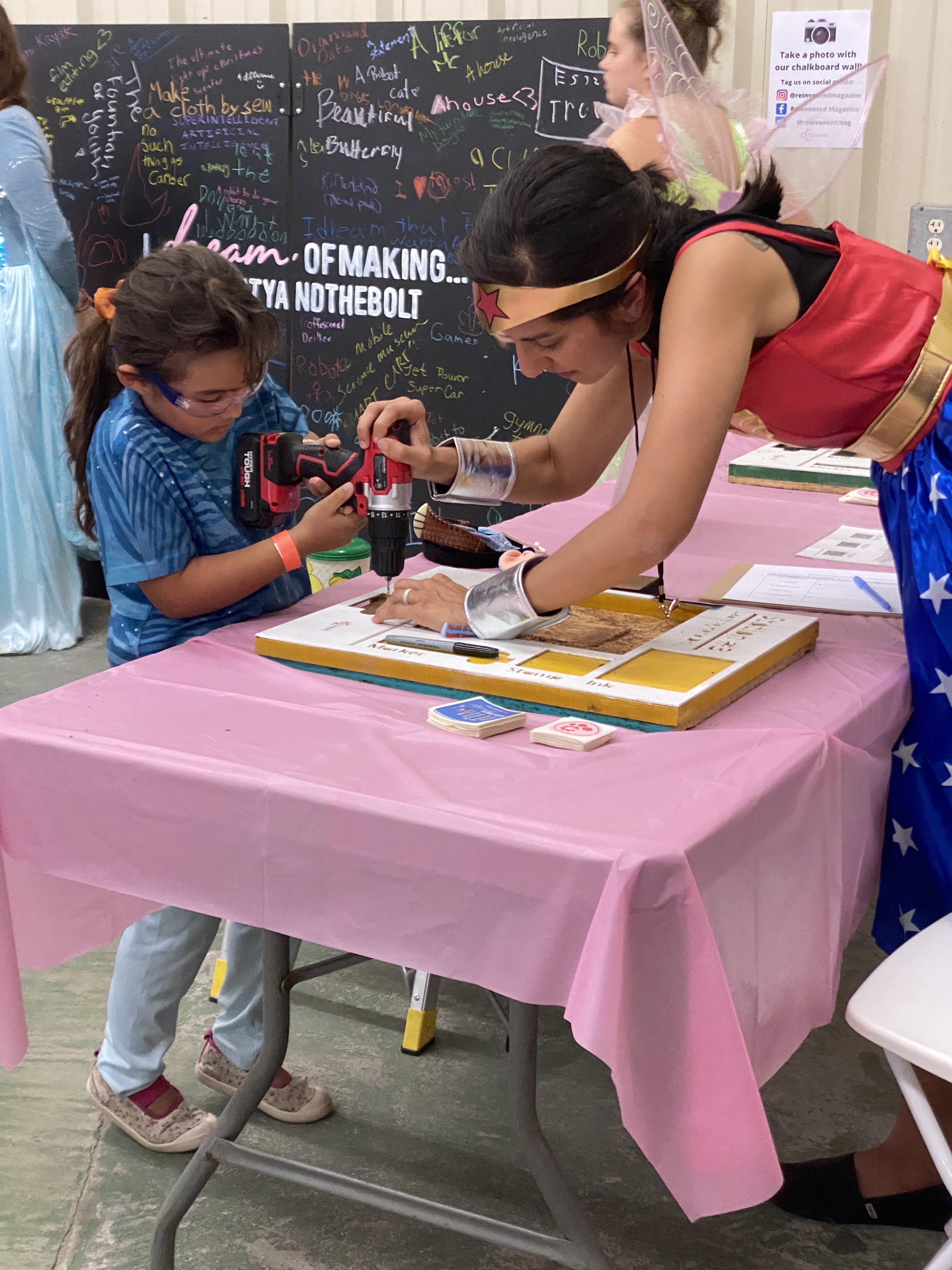 Princesses with Powertools: Learn to Hand Drill - exhibit detail 0